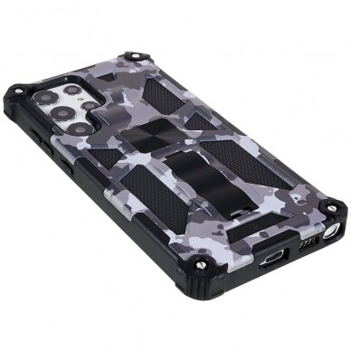 Samsung S22 ULTRA juoda camouflage ARMOR METAL nugarėlė 4