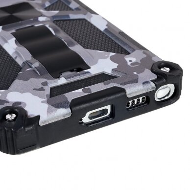 Samsung S22 ULTRA juoda camouflage ARMOR METAL nugarėlė 5