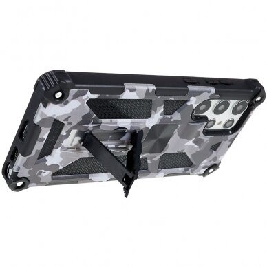 Samsung S22 ULTRA juoda camouflage ARMOR METAL nugarėlė 7