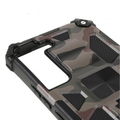 Samsung S22 green camouflage ARMOR METAL nugarėlė 5