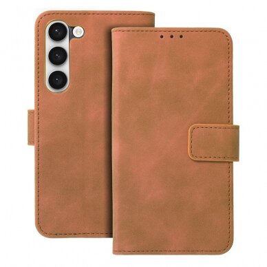 Samsung S23 brown VELVET dėklas 1