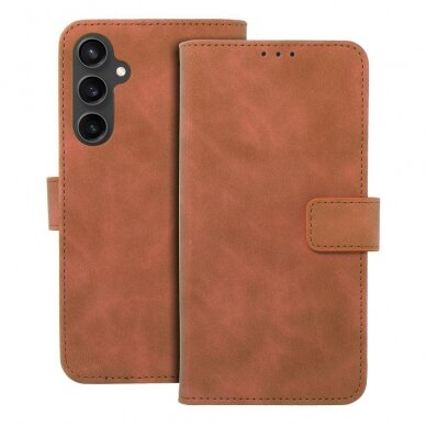 Samsung S23 FE brown VELVET dėklas 1