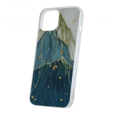 Samsung S23 FE Gold Glam Mountain nugarėlė 2