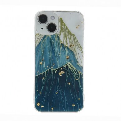 Samsung S23 FE Gold Glam Mountain nugarėlė 3