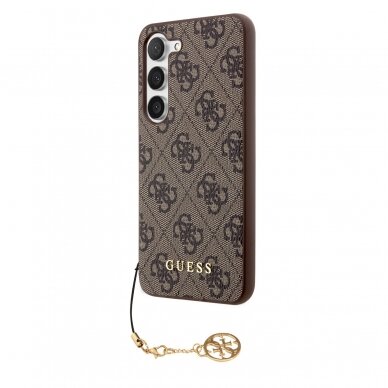 Samsung S23 PLUS brown Charms GUESS nugarėlė 2