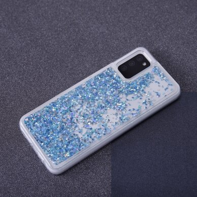 Samsung S23 PLUS melyna WATER SPARKLE nugarėlė 7