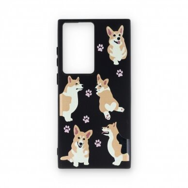 Samsung S23 ULTRA black nugarėlė Corgi Design00303 1