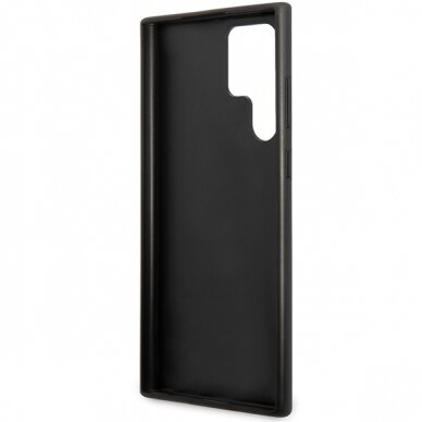 Samsung S23 ULTRA black PU Leather 4G Metal Logo GUESS nugarėlė 6