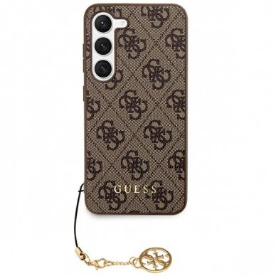 Samsung S24 brown Charms GUESS nugarėlė 2