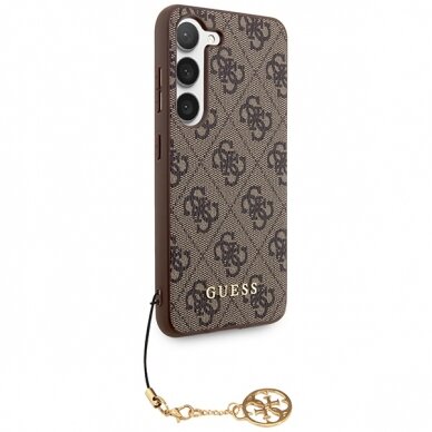 Samsung S24 brown Charms GUESS nugarėlė 3