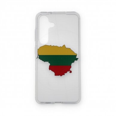 Samsung S24 clear nugarėlė Lithuania Country Design00307