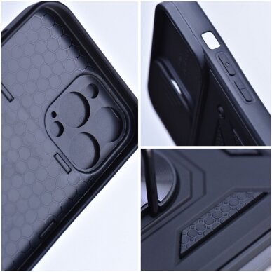 Samsung S24 FE black RING ARMOR WITH CAMSHIELD nugarėlė 8