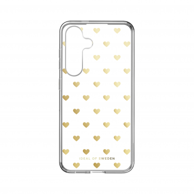 Samsung S24 iDeal Of Sweden nugarėlė Gold Hearts