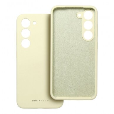 Samsung S24 Light yellow ROAR CLOUDSKIN nugarėlė 1