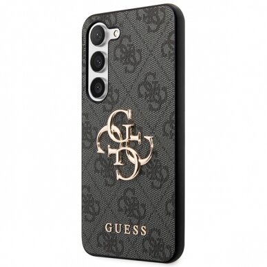 Samsung S24 PLUS black Big Metal Logo GUESS nugarėlė 1