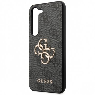 Samsung S24 PLUS black Big Metal Logo GUESS nugarėlė 5