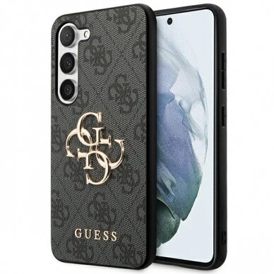 Samsung S24 PLUS black Big Metal Logo GUESS nugarėlė