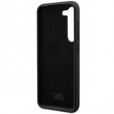 Samsung S24 PLUS black Silicone Choupette KARL LAGERFELD nugarėlė 6