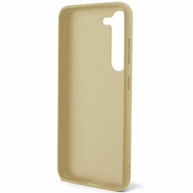 Samsung S24 PLUS gold Glitter Script GUESS nugarėlė 3