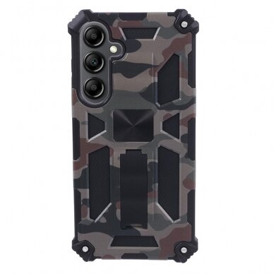 Samsung S24 PLUS green camouflage ARMOR METAL nugarėlė