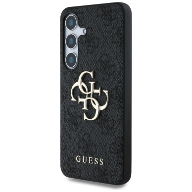 Samsung S25 black Big 4G Logo Classic GUESS nugarėlė 2