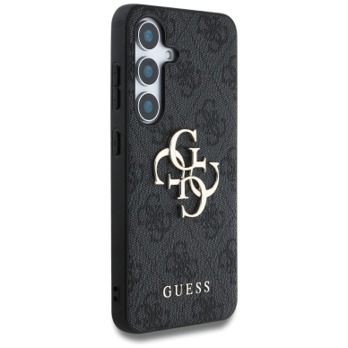 Samsung S25 black Big 4G Logo Classic GUESS nugarėlė 4