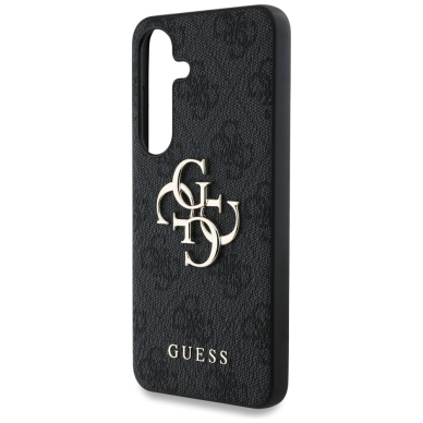 Samsung S25 black Big 4G Logo Classic GUESS nugarėlė 6