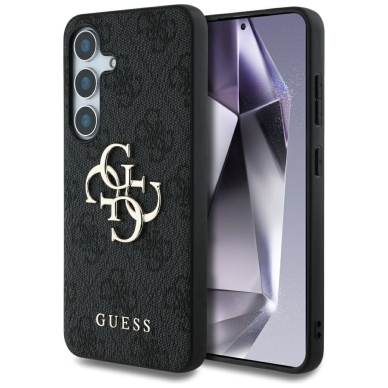 Samsung S25 black Big 4G Logo Classic GUESS nugarėlė 1