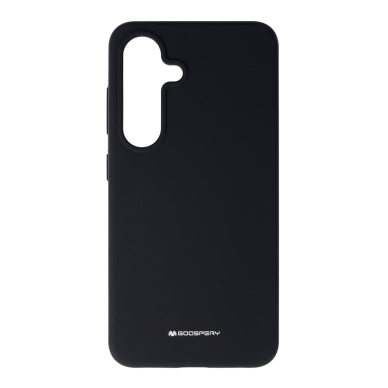 Samsung S25 black MERCURY SILICONE nugarėlė