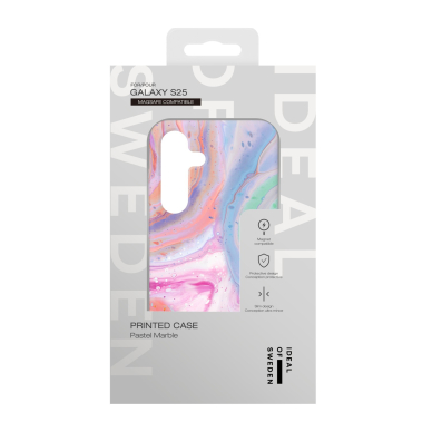 Samsung S25 iDeal Of Sweden MagSafe nugarėlė Pastel Marble 1