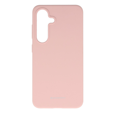 Samsung S25 pink sand MERCURY SILICONE nugarėlė