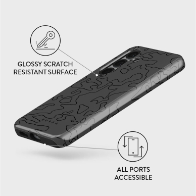 Samsung S25 PLUS Black Rock Tough BURGA nugarėlė 2