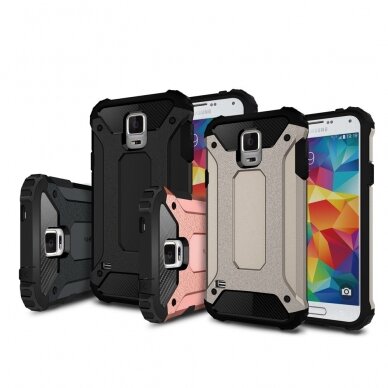 Samsung S5 raudona ARMOR nugarėlė 1