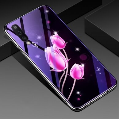 Samsung S8 BLUE RAY GLASS nugarėlė Tulip