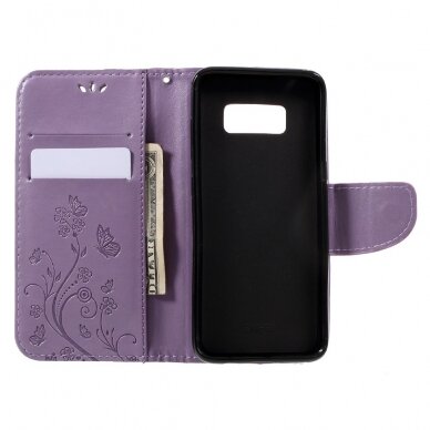 Samsung S8 violetinis Tracy K.FLEXI dėklas Butterfly 5