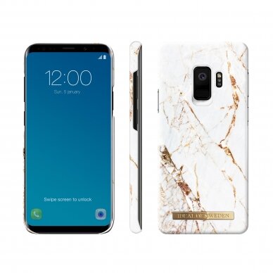 Samsung S9 iDeal Of Sweden nugarėlė Carrara Gold 1