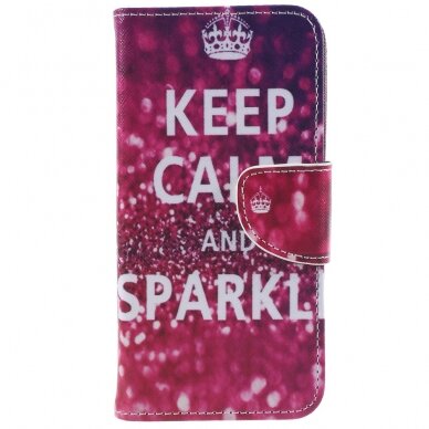 Samsung S9 Tracy fashion dėklas ,,Keep Calm and Sparkle" 2