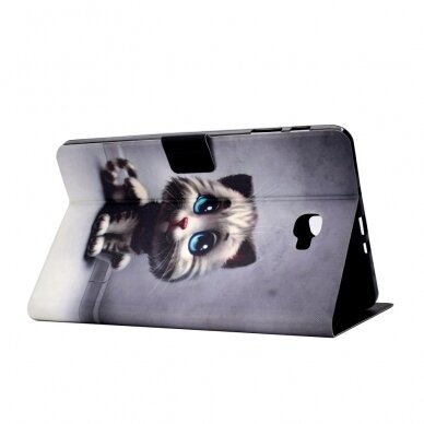 Samsung Tab A 10.1 2016 fashion dėklas Cat with blue eyes 5