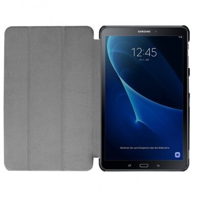 Samsung Tab A 10.1 2016 juodas TRIFOLD dėklas 6