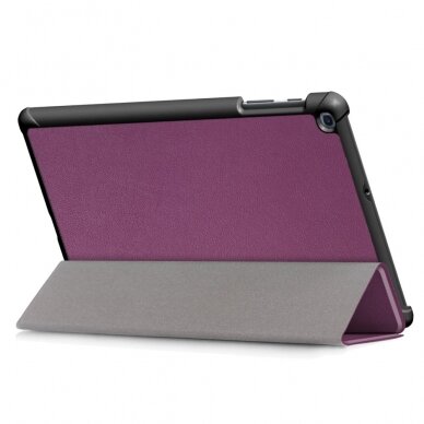 Samsung Tab A 10.1 2019 violetinis TRIFOLD dėklas 5