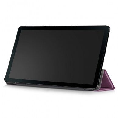 Samsung Tab A 10.1 2019 violetinis TRIFOLD dėklas 6