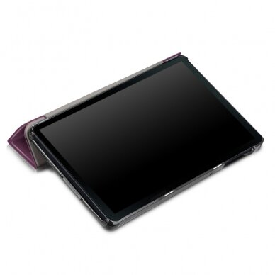 Samsung Tab A 10.1 2019 violetinis TRIFOLD dėklas 7