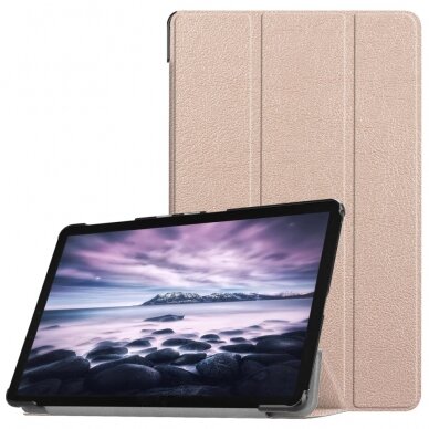 Samsung Tab A 10.5 rausvas TRIFOLD dėklas