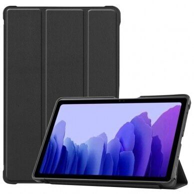 Samsung Tab A7 10.4" juodas silikoninis TRIFOLD dėklas 2