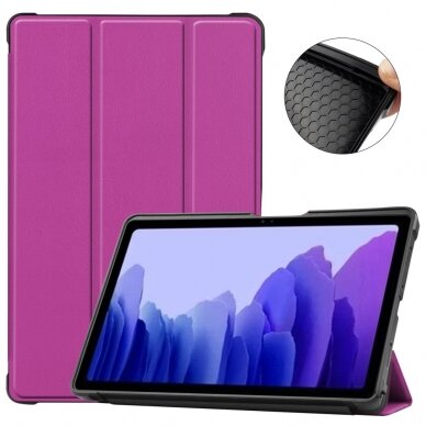 Samsung Tab A7 10.4" violetinis silikoninis TRIFOLD dėklas