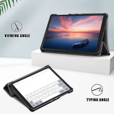 Samsung Tab A7 Lite black TRIFOLD dėklas 3