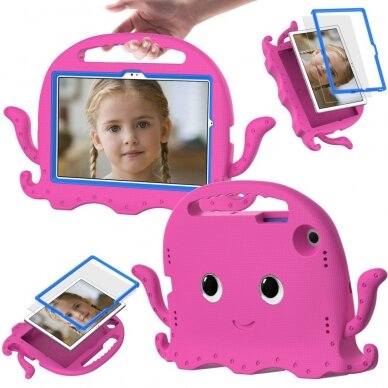 Samsung Tab A8 10.5" ARMOR OCTOPUS rožinė nugarėlė 8