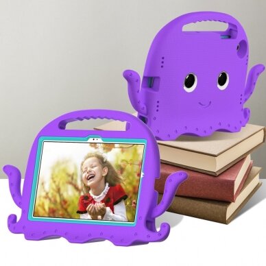 Samsung Tab A8 10.5" ARMOR OCTOPUS violetinė nugarėlė 4