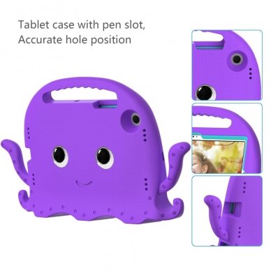 Samsung Tab A8 10.5" ARMOR OCTOPUS violetinė nugarėlė 7