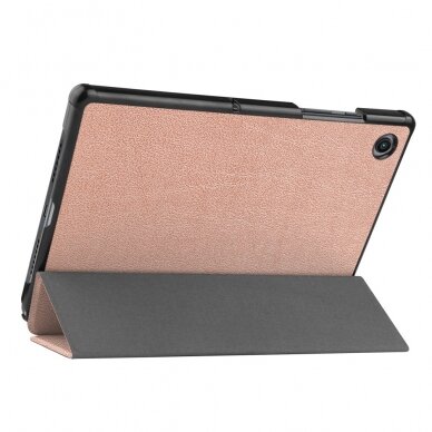 Samsung Tab A8 10.5" rose gold TRIFOLD dėklas 7